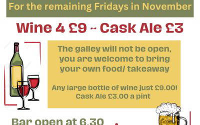 November bar promotion!